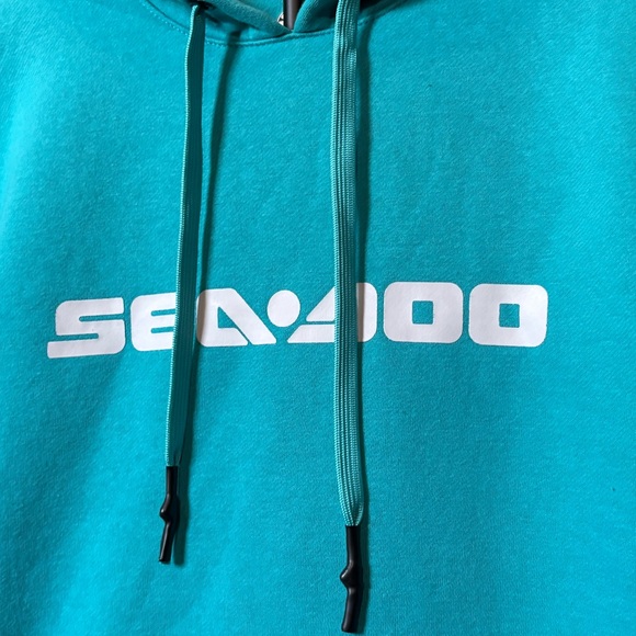 Teal Hoodie for Women - Picture 3 of 5